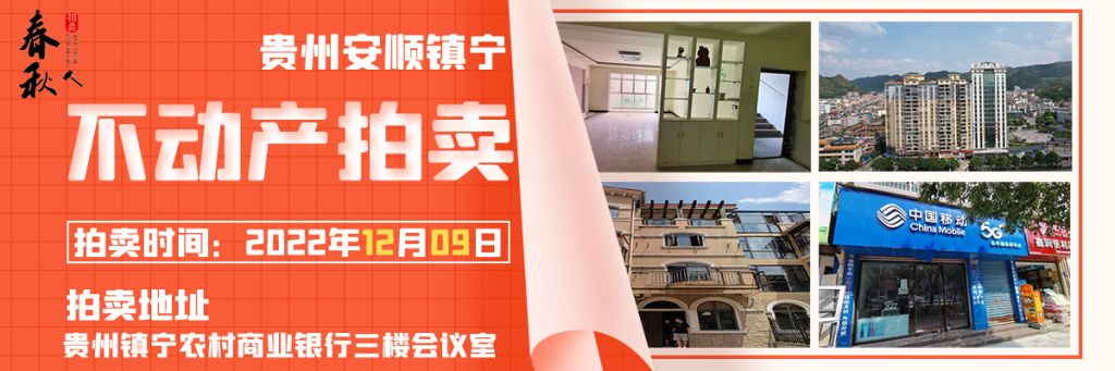 【12月09日】鎮(zhèn)寧縣商鋪、住宅、商業(yè)展位拍賣公告